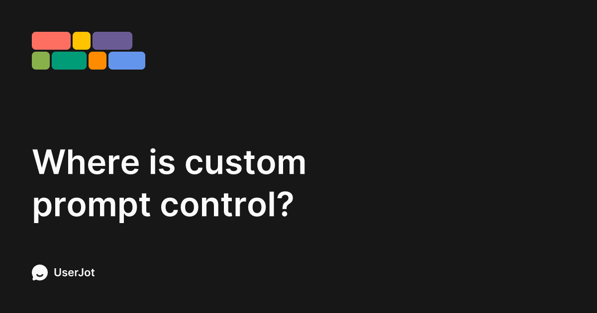 Where is custom prompt control? | Superwhisper