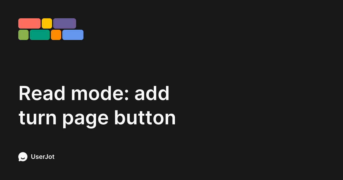 Read mode: add turn page button | SumatraPDF