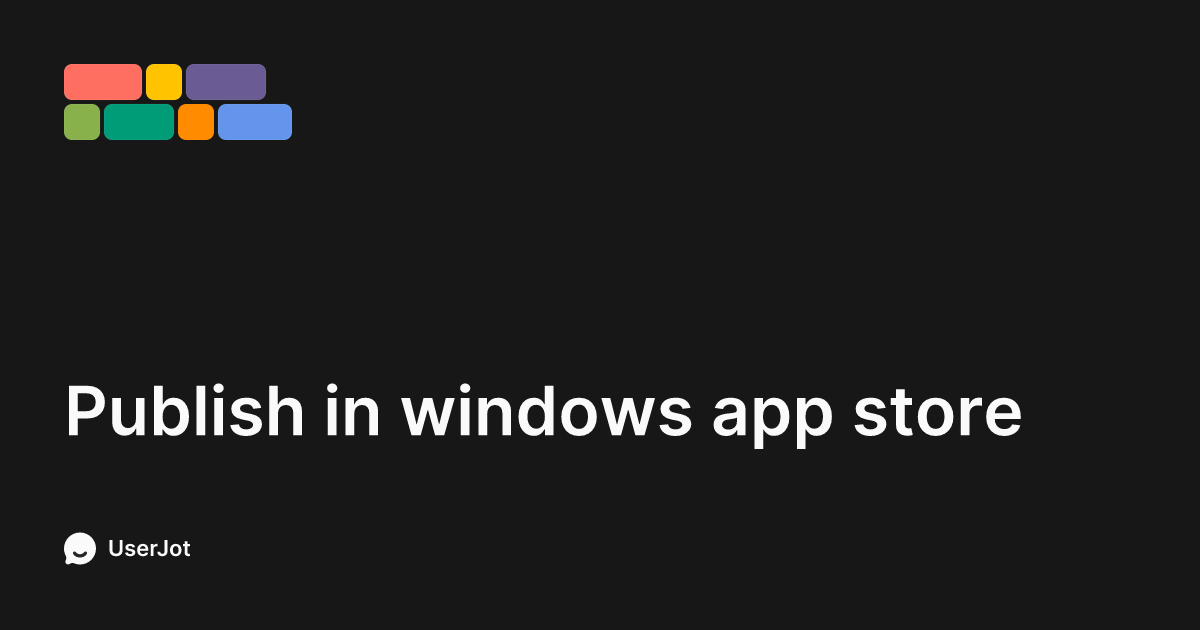 Publish in windows app store | SumatraPDF