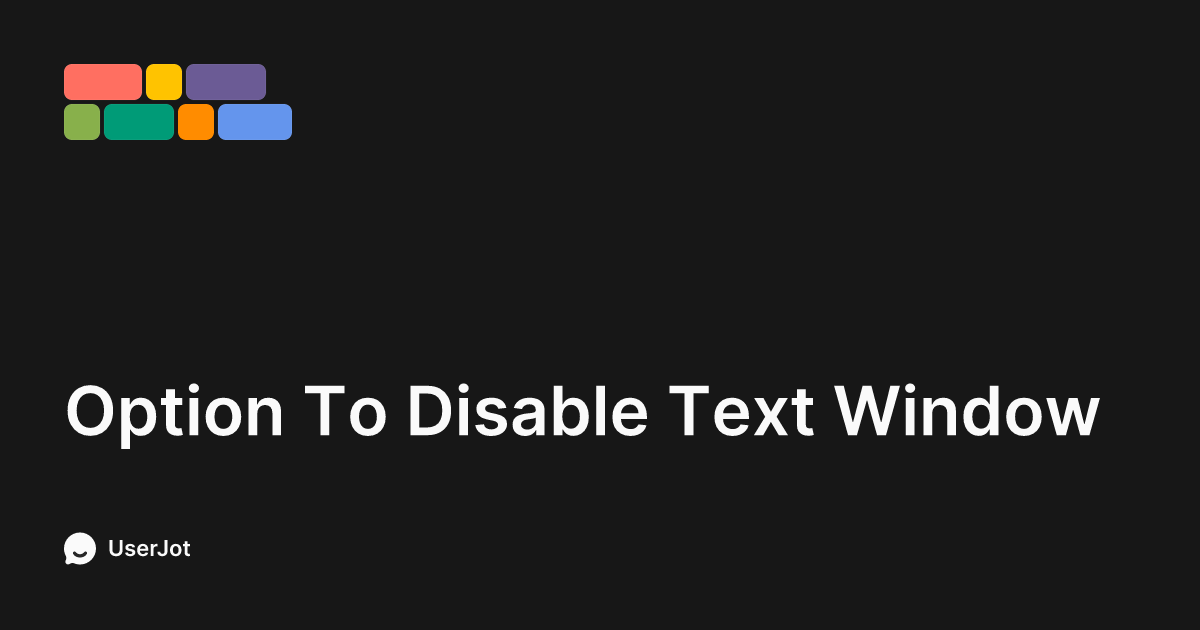 Option To Disable Text Window | Superwhisper