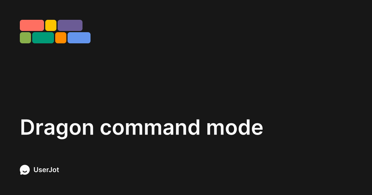 Dragon command mode | Superwhisper