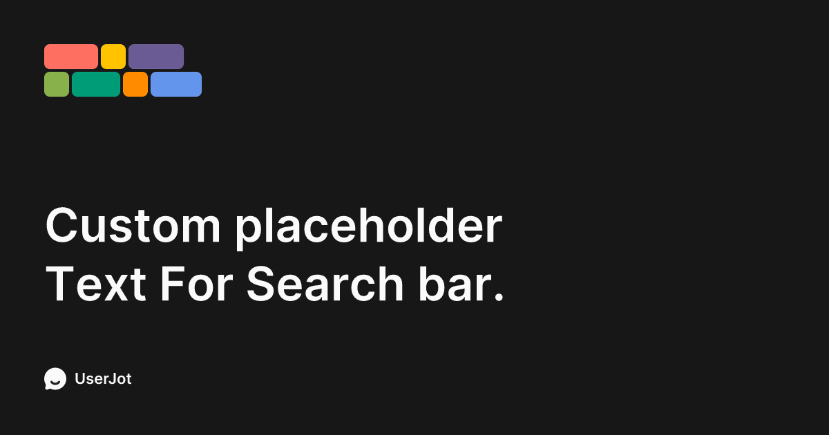 Custom placeholder Text For Search bar. | WoodMart
