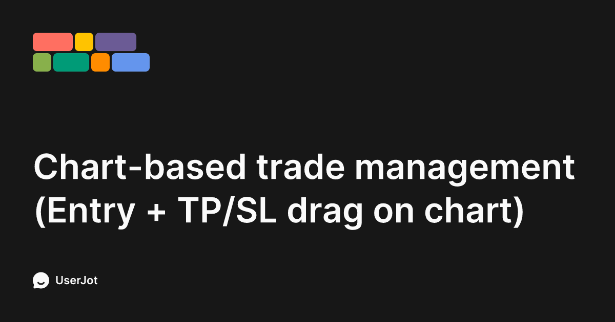 Chart-based trade management (Entry + TP/SL drag on chart) | Hotstuff