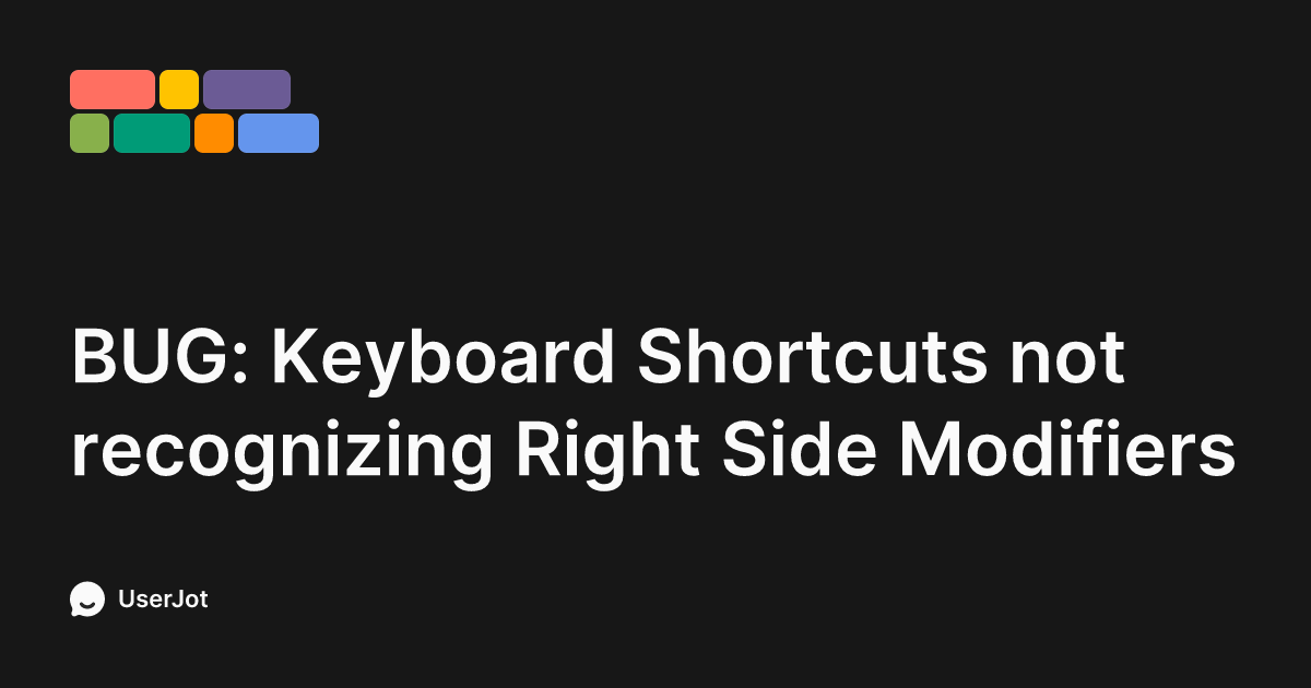 BUG: Keyboard Shortcuts not recognizing Right Side Modifiers | Superwhisper